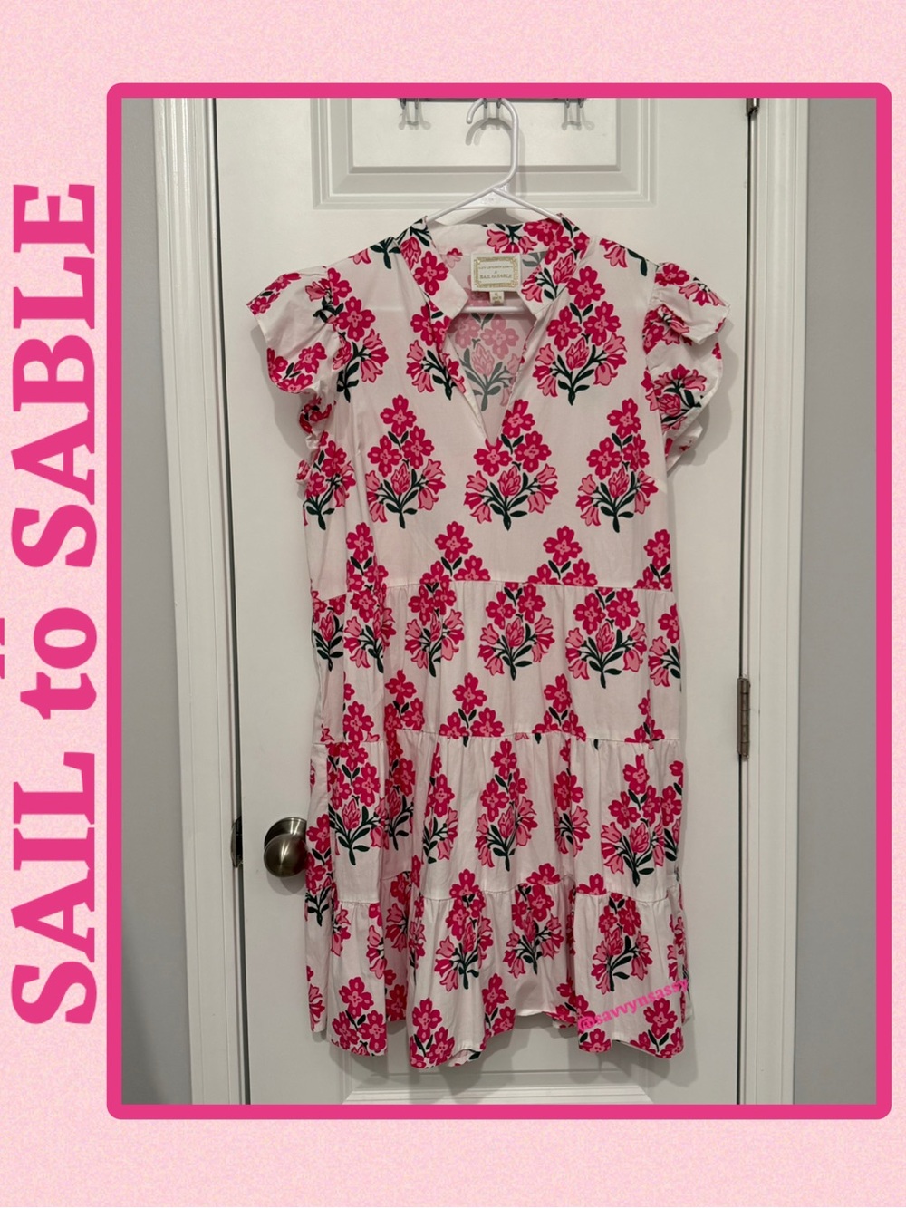 Floral Block Print Dress
